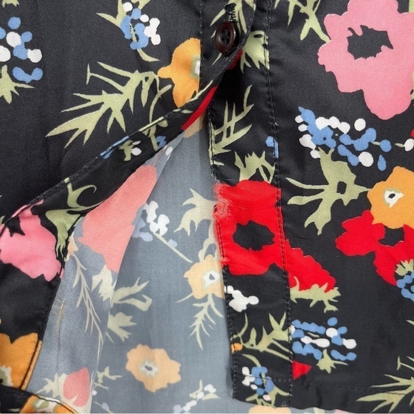 Vintage Retro Floral Button up Blouse Women’s Modern Size Medium/Large (AS IS) - Picture 9 of 10
